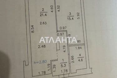 1-room apartment apartment by the address st. Kulparkovskaya ul (area 47,3 m²) - Atlanta.ua - photo 25