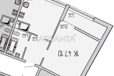 1-кімнатна квартира за адресою вул. Каманіна (площа 47 м²) - Atlanta.ua - фото 20