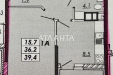 1-room apartment apartment by the address st. Ovidiopolskaya dor (area 39,5 m²) - Atlanta.ua - photo 6
