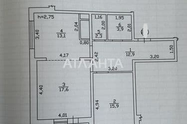 2-кімнатна квартира за адресою вул. Варненська (площа 69,7 м²) - Atlanta.ua - фото 29