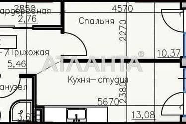 1-room apartment apartment by the address st. Donskogo Dmitriya (area 37 m²) - Atlanta.ua - photo 15