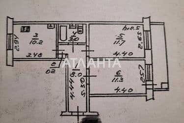 2-rooms apartment apartment by the address st. Makhachkalinskaya (area 47,4 m²) - Atlanta.ua - photo 20