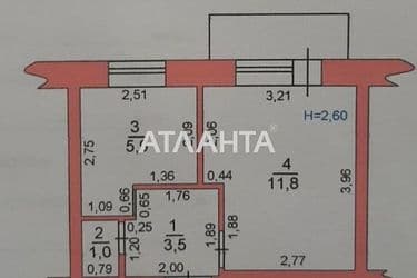 2-комнатная квартира по адресу ул. 1 мая (площадь 24 м²) - Atlanta.ua - фото 19