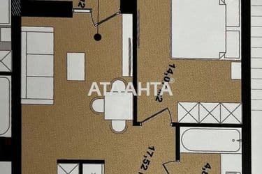 1-room apartment apartment by the address st. Kitayskaya ul (area 42,6 m²) - Atlanta.ua - photo 20