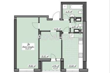 2-rooms apartment apartment by the address st. Glushko ak pr Dimitrova pr (area 57,2 m²) - Atlanta.ua - photo 12
