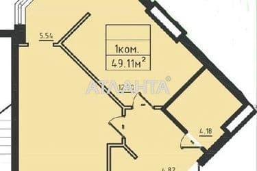 1-кімнатна квартира за адресою вул. Дача Ковалевського (площа 49,4 м²) - Atlanta.ua - фото 24