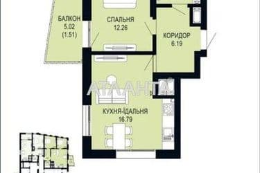 1-room apartment apartment by the address st. Shchurata V ul (area 40,1 m²) - Atlanta.ua - photo 17