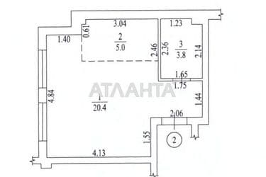 1-room apartment apartment by the address st. Malinovskogo marsh (area 29,2 m²) - Atlanta.ua - photo 19