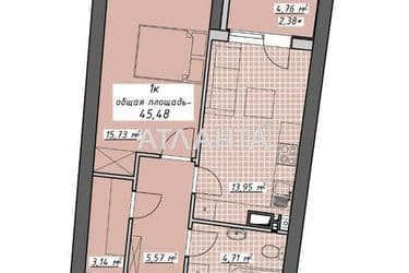 1-room apartment apartment by the address st. Kurortnyy per (area 45,5 m²) - Atlanta.ua - photo 10