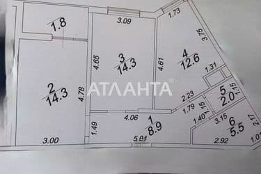 2-комнатная квартира по адресу ул. Краснова (площадь 60 м²) - Atlanta.ua - фото 24