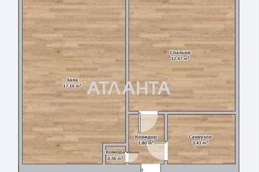 2-кімнатна квартира за адресою вул. Павла Корнелюка проїзд (площа 36,4 м²) - Atlanta.ua - фото 14