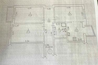 3-кімнатна квартира за адресою пл. Оболонська (площа 70 м²) - Atlanta.ua - фото 36