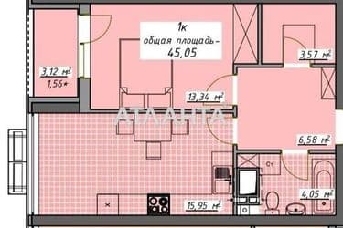1-room apartment apartment by the address st. Kurortnyy per (area 45,1 m²) - Atlanta.ua - photo 14