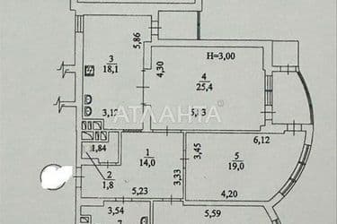 3-кімнатна квартира за адресою вул. Механізаторів (площа 119 м²) - Atlanta.ua - фото 44