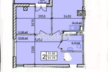 2-rooms apartment apartment by the address st. Geranevaya (area 54 m²) - Atlanta.ua - photo 20