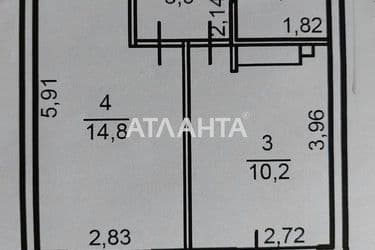 1-room apartment apartment by the address st. Pishonovskaya (area 36,3 m²) - Atlanta.ua - photo 10