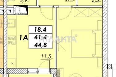 1-кімнатна квартира за адресою вул. Прохорівська (площа 44,8 м²) - Atlanta.ua - фото 13