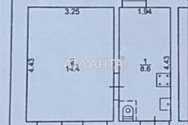 1-room apartment apartment by the address st. Myasoedovskaya Sholom Aleykhema (area 23 m²) - Atlanta.ua - photo 19