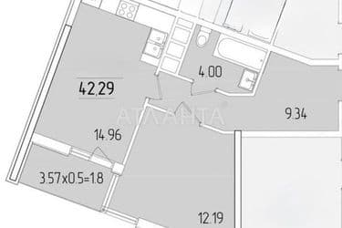 1-room apartment apartment by the address st. Krasnova (area 42 m²) - Atlanta.ua - photo 7
