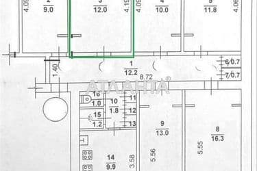 Room in dormitory apartment by the address st. Kosmonavtov (area 12 m²) - Atlanta.ua - photo 20