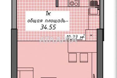 1-room apartment apartment by the address st. Kurortnyy per (area 34,5 m²) - Atlanta.ua - photo 14