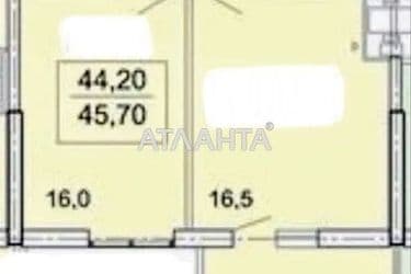 1-комнатная квартира по адресу Тополинный пер. (площадь 45,7 м²) - Atlanta.ua - фото 10