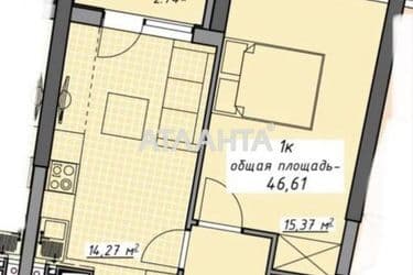 1-room apartment apartment by the address st. Kurortnyy per (area 46,6 m²) - Atlanta.ua - photo 13