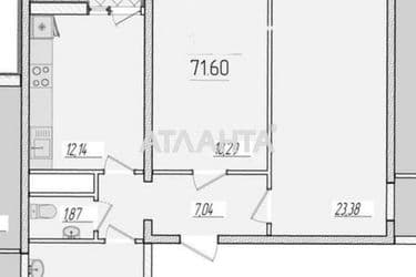 2-кімнатна квартира за адресою вул. Краснова (площа 71,6 м²) - Atlanta.ua - фото 12