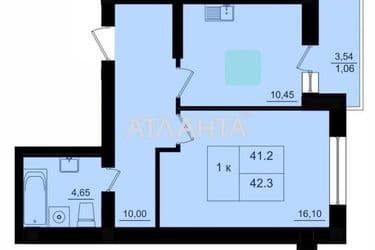 1-room apartment apartment by the address st. Chekhova (area 42 m²) - Atlanta.ua - photo 20
