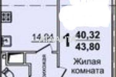 1-room apartment apartment by the address st. Zhemchuzhnaya (area 44 m²) - Atlanta.ua - photo 21