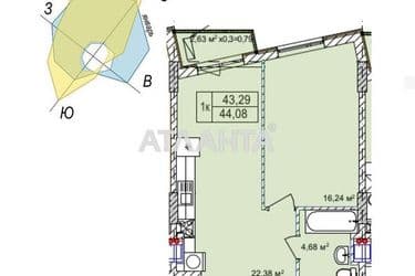 1-room apartment apartment by the address st. Chubaevskaya Selsovetskaya (area 50,0 m²) - Atlanta.ua - photo 12