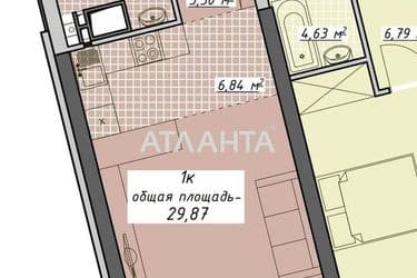 1-room apartment apartment by the address st. Kurortnyy per (area 29,9 m²) - Atlanta.ua - photo 15