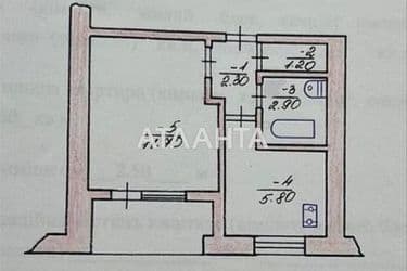 1-room apartment apartment by the address st. Poletaeva Fedora (area 25,6 m²) - Atlanta.ua - photo 17