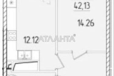1-комнатная квартира по адресу ул. Краснова (площадь 42,4 м²) - Atlanta.ua - фото 28