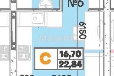 1-room apartment apartment by the address st. Slobodskaya (area 23,5 m²) - Atlanta.ua - photo 22