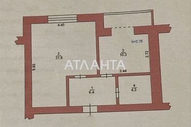 1-комнатная квартира по адресу ул. Парусная (площадь 46,1 м²) - Atlanta.ua - фото 18
