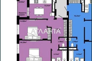 2-rooms apartment apartment by the address st. Geroev Krut (area 63 m²) - Atlanta.ua - photo 8