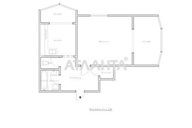 1-room apartment apartment by the address st. Dnepropetr dor Semena Paliya (area 43,6 m²) - Atlanta.ua - photo 40