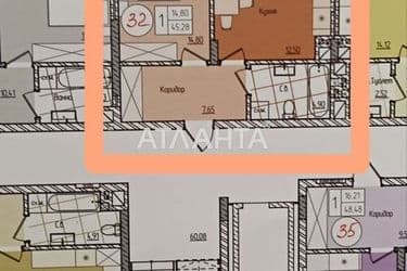1-кімнатна квартира за адресою вул. Коперника Миколи (площа 45,3 м²) - Atlanta.ua - фото 9