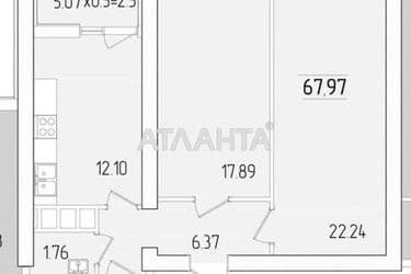 2-rooms apartment apartment by the address st. Krasnova (area 68,0 m²) - Atlanta.ua - photo 7