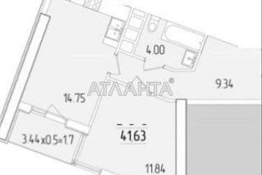 1-кімнатна квартира за адресою вул. Краснова (площа 41,6 м²) - Atlanta.ua - фото 8