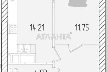 1-room apartment apartment by the address st. Krasnova (area 42,5 m²) - Atlanta.ua - photo 45