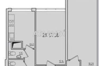 2-кімнатна квартира за адресою вул. Перлинна (площа 57,3 м²) - Atlanta.ua - фото 22