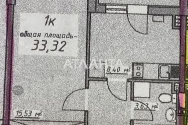 1-room apartment apartment by the address st. Massiv 10 (area 33,4 m²) - Atlanta.ua - photo 15