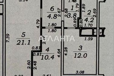 2-кімнатна квартира за адресою вул. Перлинна (площа 56,3 м²) - Atlanta.ua - фото 18