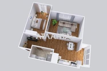 2-rooms apartment apartment by the address st. Zhemchuzhnaya (area 69,1 m²) - Atlanta.ua - photo 25