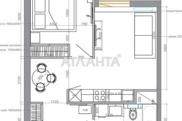 1-комнатная квартира по адресу ул. Краснова (площадь 41 м²) - Atlanta.ua - фото 47
