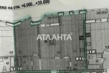 2-rooms apartment apartment by the address st. Prokhorovskaya Khvorostina (area 67,5 m²) - Atlanta.ua - photo 14