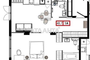 1-room apartment apartment by the address st. Marselskaya (area 48,7 m²) - Atlanta.ua - photo 12