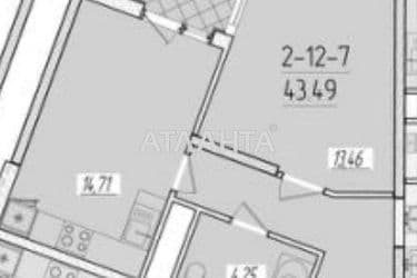 1-room apartment apartment by the address st. Krasnova (area 43,5 m²) - Atlanta.ua - photo 9